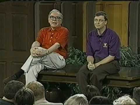 Warren Buffett and Bill Gates sharing secrets to financial success and happiness