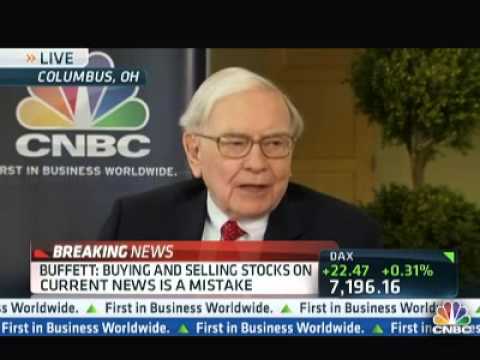 Warren Buffett discussing long-term investment strategies